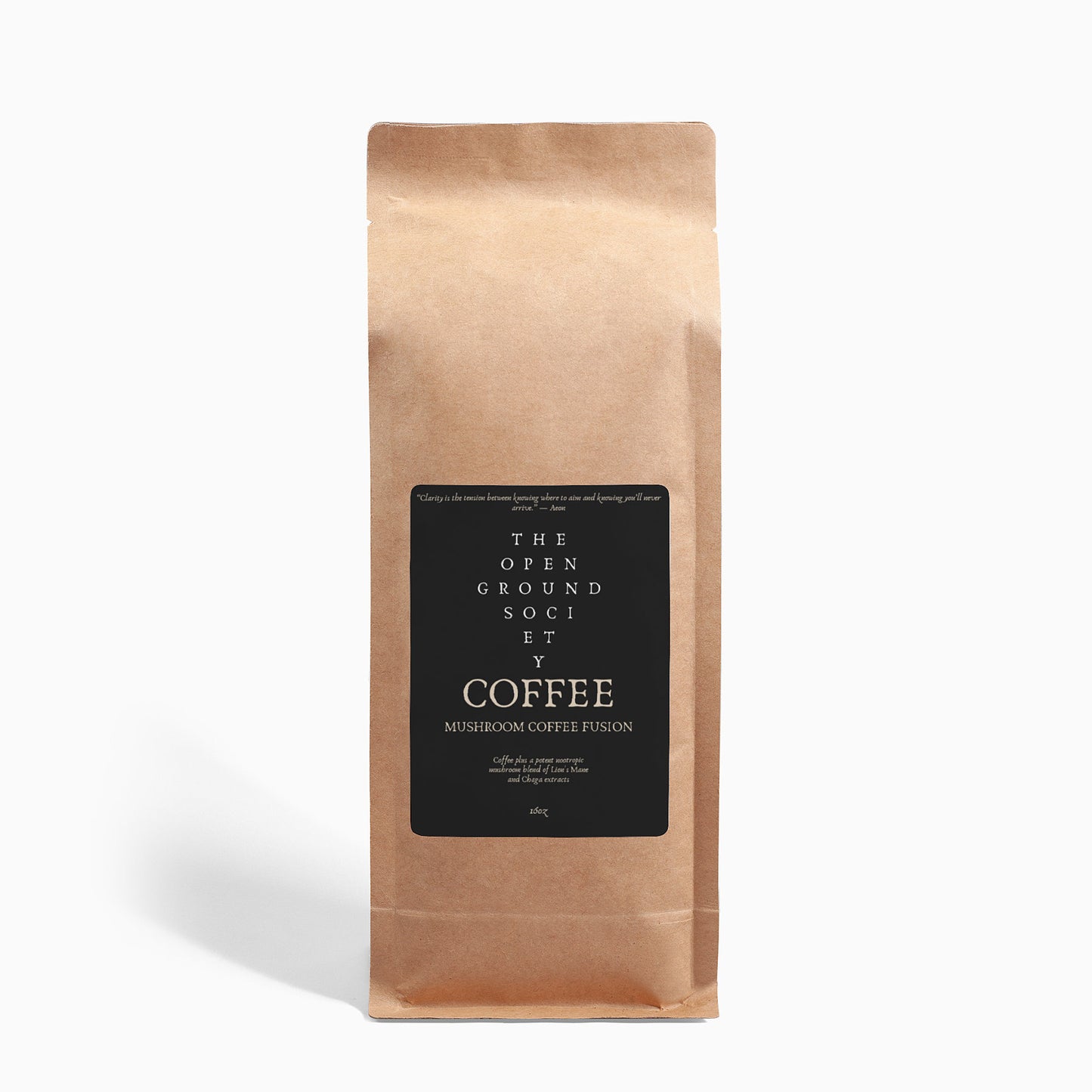 Mushroom Coffee Fusion - Lion’s Mane & Chaga 16oz