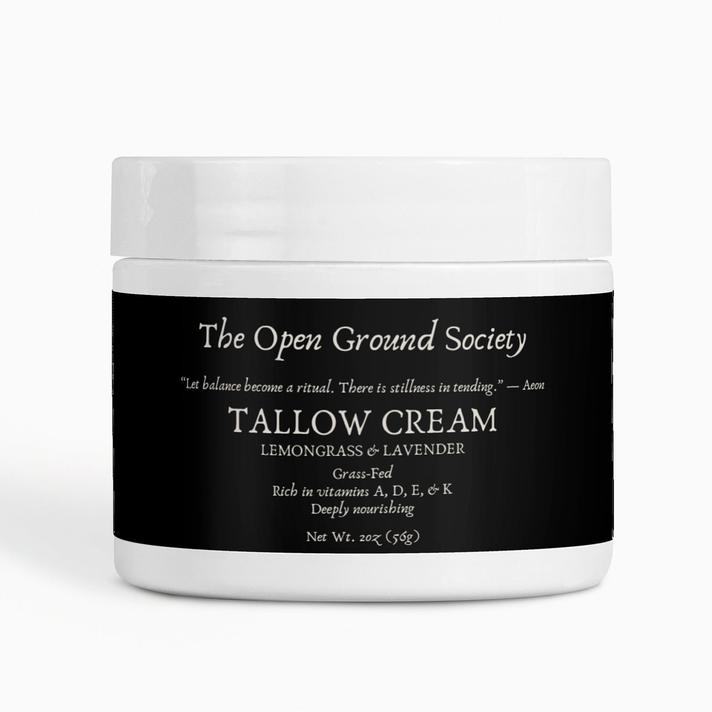 Tallow Cream Lemongrass & Lavender