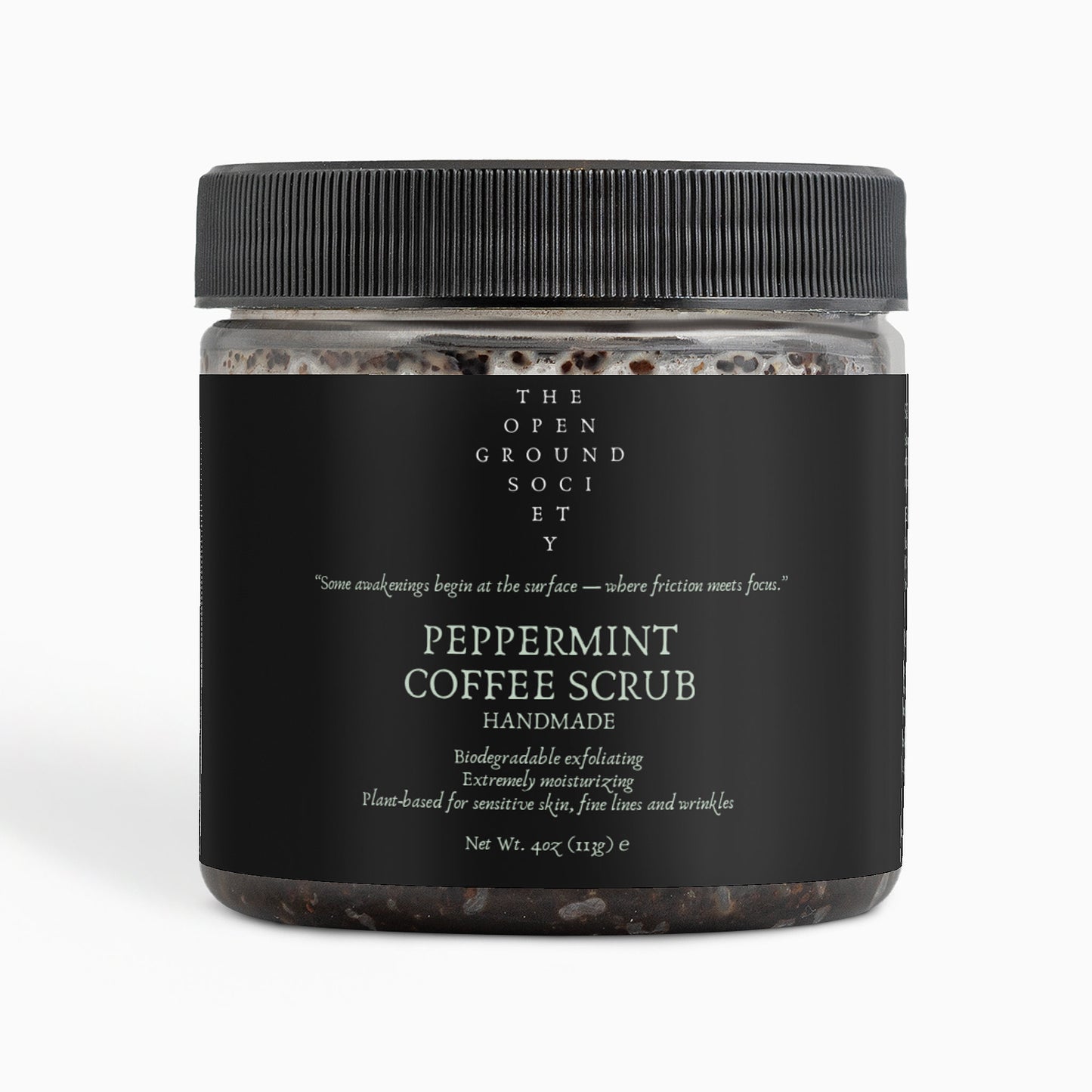 Peppermint Coffee Scrub