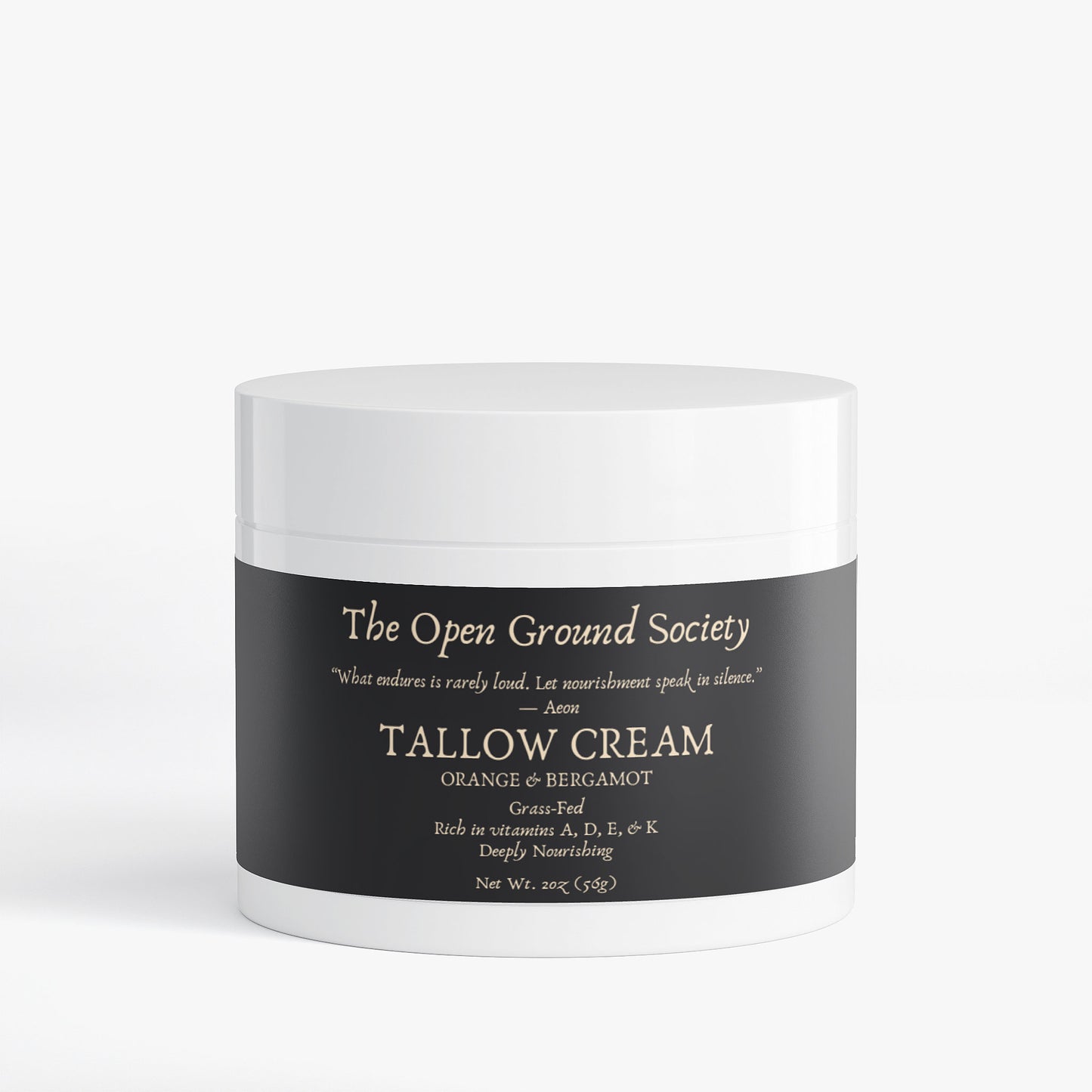 Tallow Cream Orange & Bergamot